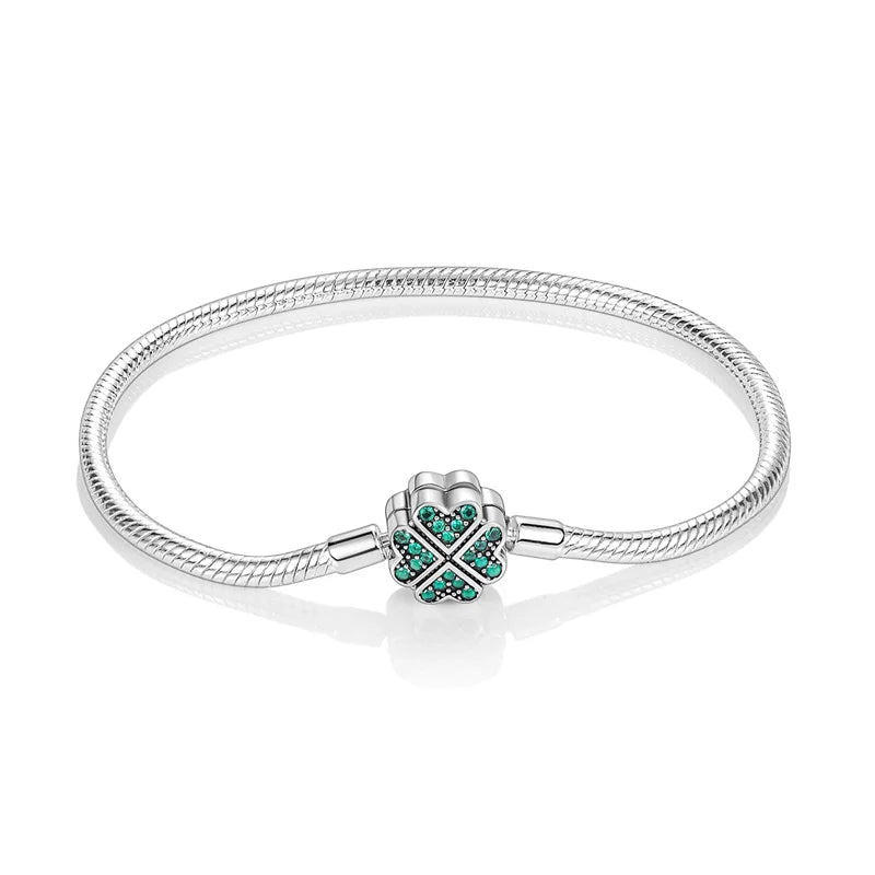 Emerald Clover Luck Bracelet