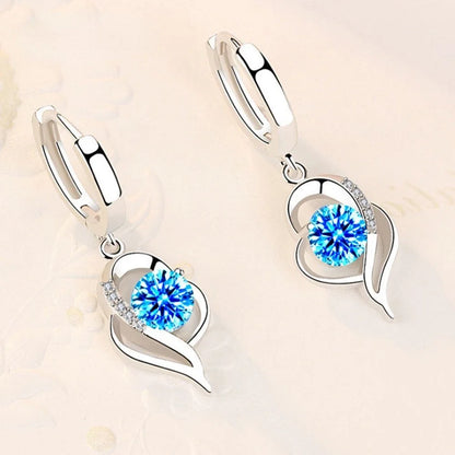 Ocean Breeze Crystal Drop Earrings