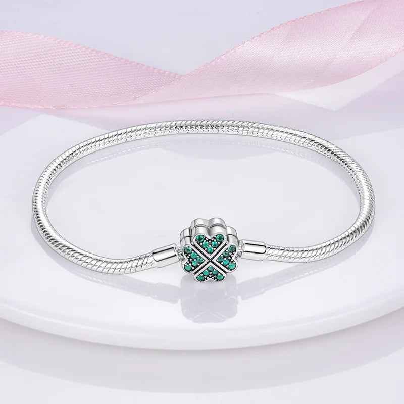 Emerald Clover Luck Bracelet