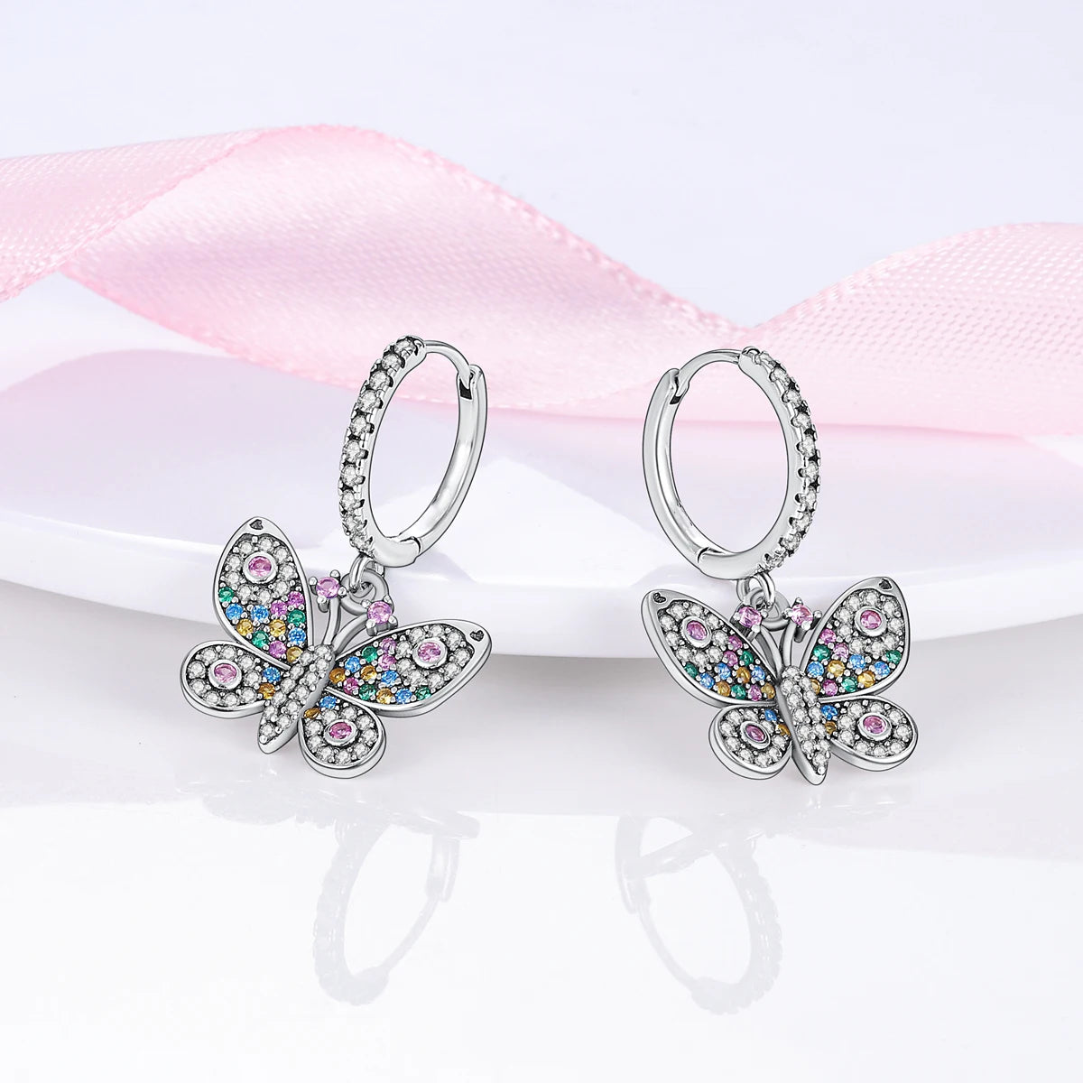 Whispering Wings Butterfly Earrings